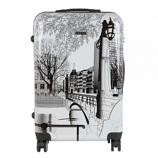 Чемодан средний Polar 24" 2-ой РА033 dark grey