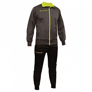 Спортивный костюм Givova Tuta Torino TR031 dark grey/yellow
