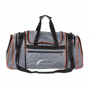 Дорожная сумка Polar 6073с grey/orange