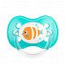 Пустышка силиконовая круглая 6-18 мес. Canpol babies Love&Sea (22/435) turquoise