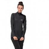 Пуловер женский Jack Wolfskin Arctic Xt Half Zip Women black