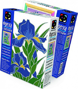 Творческий набор Fantazer 67763 Фреска с блестками «Ирисы» 407059