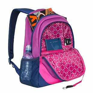 Рюкзак школьный GRIZZLY RD-953-1 /4 lilac/blue