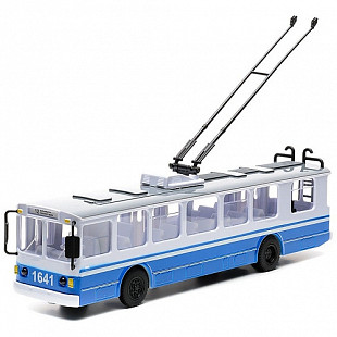 Игрушка Tehnopark Машина Технопарк Троллейбус SB-14-02