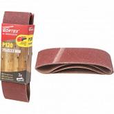 Шлифовальная лента Wortex 75х533м P120 3 штуки WSB15120E319