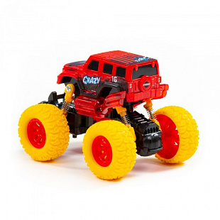Автомобиль инерционный Полесье Монстр Ралли Крэйзи 78872 red