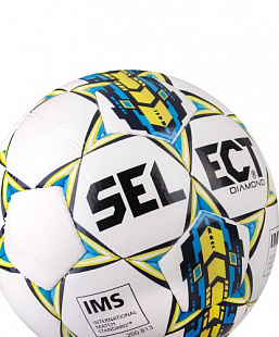 Мяч футбольный Select Diamond IMS №5 blue/yellow/white
