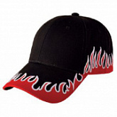 Бейсболка Flame CO40563 Black/Red