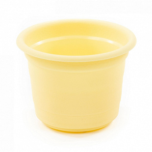 Горшок цветочный Полесье Ксения №2 0,45 л 73556 Yellow