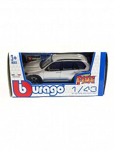 Машинка Bburago 1:43 BMW X5 (18-30000/18-30145) silver