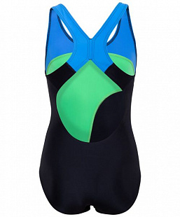 Купальник детский Colton Wave совместный со вставками SC-5910 black/lime/blue