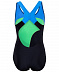 Купальник детский Colton Wave совместный со вставками SC-5910 black/lime/blue Купальник детский Colton Wave совместный со вставками SC-5910 black/lime/blue