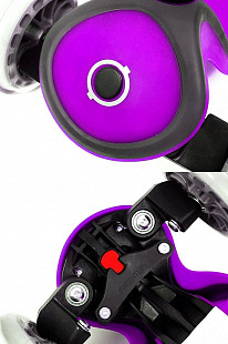 Самокат Globber RT My Free New Technology purple