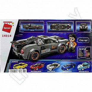 Конструктор Qman MineCity Гоночный автомобиль Ford GT-40 (14014)