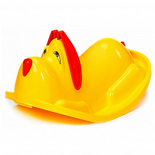 Качалка RT Собачка С 106 yellow