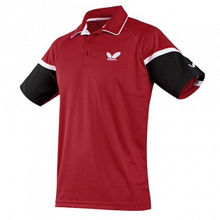 Рубашка теннисная Butterfly Xero red