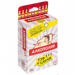 Настольная игра Gaga Games Алкополия. Тур по Барам GG019