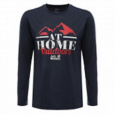 Футболка Jack Wolfskin AT Home Longsleeve Men dark blue