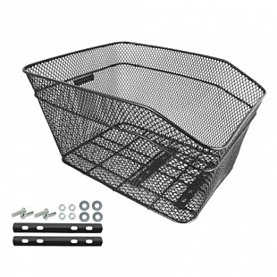 Корзина на задний багажник Force black 24075