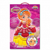 Раскраска из пластилина Dalis Кукла Ирэна МС-212