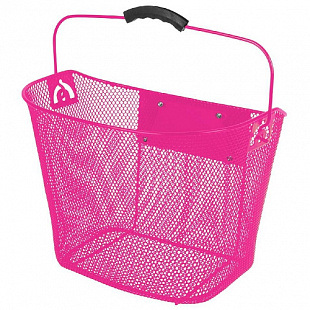 Велокорзина на руль M-Wave 35х25х25/22 см 25,4/31,8 мм 5-431718 pink