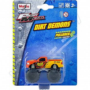 Машинка инерционная Maisto Dirt Demons Dodge Ram Camioneta Patona 4x4 (15030)