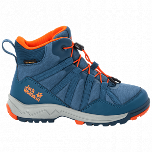 Ботинки детские Jack Wolfskin Thunderbolt Texapore Mid K blue / orange