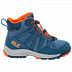 Ботинки детские Jack Wolfskin Thunderbolt Texapore Mid K blue / orange