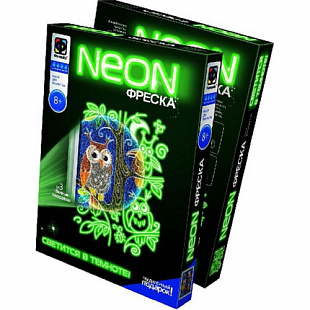 Творческий набор Fantazer 67763 Неон фреска «Ночные посиделки» 430003