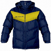 Зимняя спортивная куртка Givova Podio G009 blue/yellow