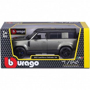 Машинка Bburago 1:24 Land Rover Defender 2022 (18-21101) green