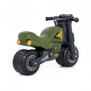 Каталка-мотоцикл Полесье Моторбайк военный 49308