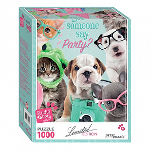 Мозаика Step Puzzle Вечеринка Limited Edition Studio Pets By Myrna 1000 79900