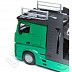 Автовоз Bburago Mercedes Benz Actros + машинка Bburago Ford Focus Combi (18-31456/18-31459) green