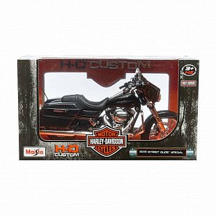 Модель мотоцикла Maisto 1:12 Harley Davidson Street Glide 2015 (32328) черный