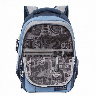 Рюкзак школьный GRIZZLY RB-054-7 /2 blue
