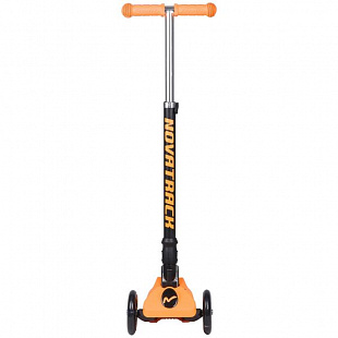Самокат-кикборд Novatrack RainBow Подростковый Складной Orange 120F.RAINBOW.OR8