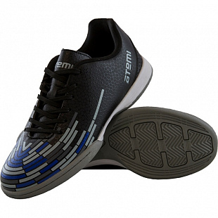 Бутсы футбольные Atemi Indoor black/blue/gray SD400