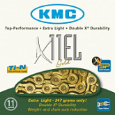Велоцепь KMC X11EL 11скоростей, 118L, gold BXEL11T4