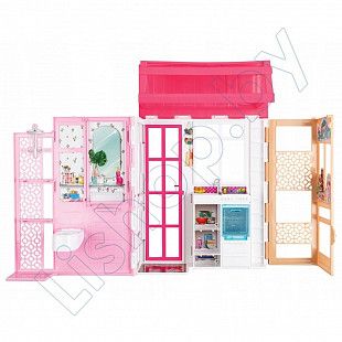 Игровой набор Barbie Malibu Загородный дом с куклой (HCD48)