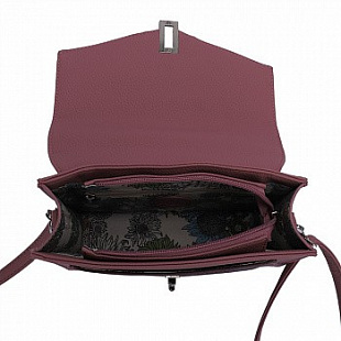 Сумка городская Ors Oro CS-0005 /4 dark pink/burgundy/khaki