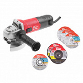 Одноручная углошлифмашина Wortex AG 1209-1 + 6 кругов AG120910003A8