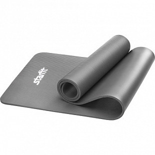 Гимнастический коврик для йоги, фитнеса Starfit FM-301 NBR grey (183x58x1,0)