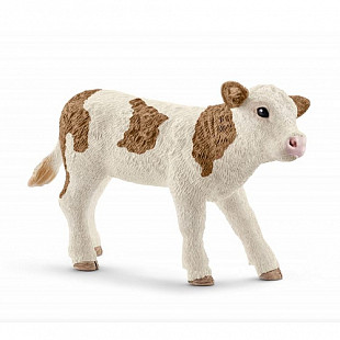Фигурка животного Schleich Симментальский теленок 13802