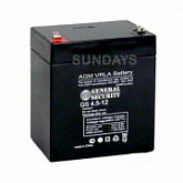 Аккумулятор Eltronic 12В 4,5А/ч GS