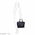 Женская сумка из кожи Pola 9004 black