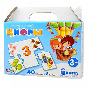 Пазл-игра для детей Десятое Королевство Цифры 02638