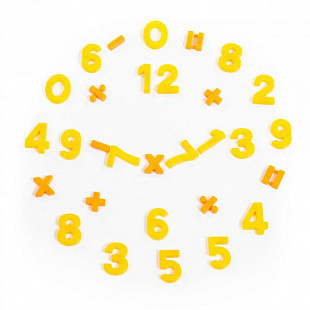 Набор Полесье Первые уроки на магнитах 20 цифр + 10 знаков 70647