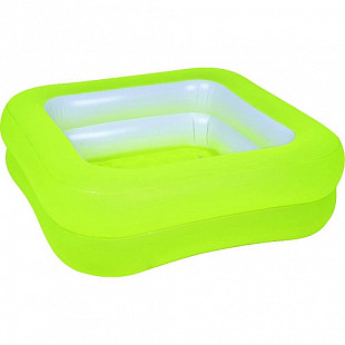 Бассейн надувной Jilong Spuare baby pool JL017393NPF green