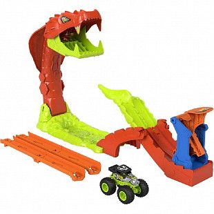 Игровой набор Hot Wheels Monster Trucks Snake Slam Takedown (JJN44)